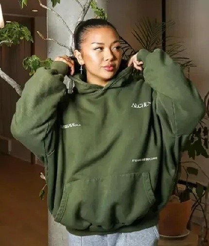Alchemai Hoodie Tree Green