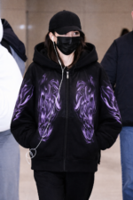 REVENGE AIRBRUSHED REAPER ZIP WASHED BLACK/PINK