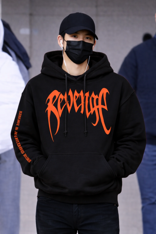X Revenge Hoodie Orange