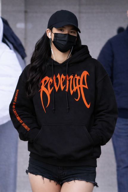 X Revenge Hoodie Orange