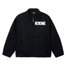 REVENGE DEAD-SHOT WORK JACKET BLACK/WHITE