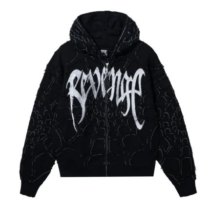 SPIDER WEB ZIP BLACK/SILVER