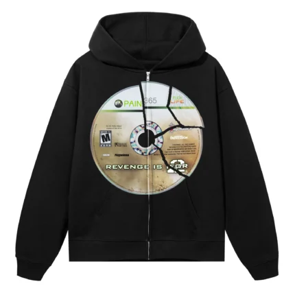 NO RUSSIAN ZIP BLACK