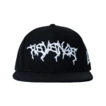 REVENGE LIGHTNING LOGO HAT BLACK/WHITE