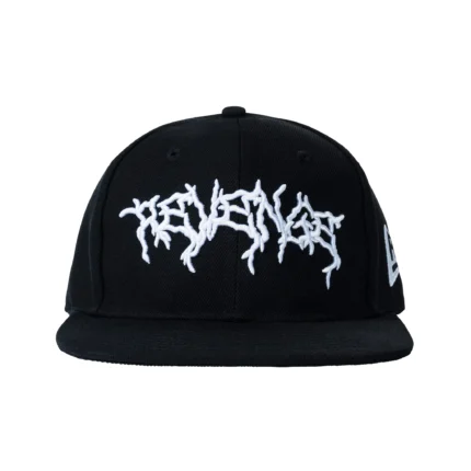 REVENGE LIGHTNING LOGO HAT BLACK/WHITE