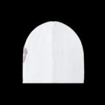 REVENGE X HEARTBREAK RHINESTONE BEANIE WHITE/PINK