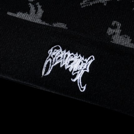 REVENGE X DISTORTION BEANIE BLACK/GREY