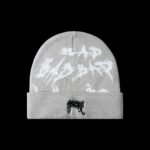 REVENGE X DISTORTION BEANIE GREY/WHITE