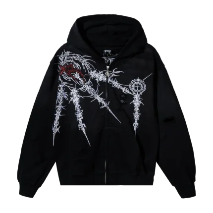 SIGIL ZIP WASHED BLACK
