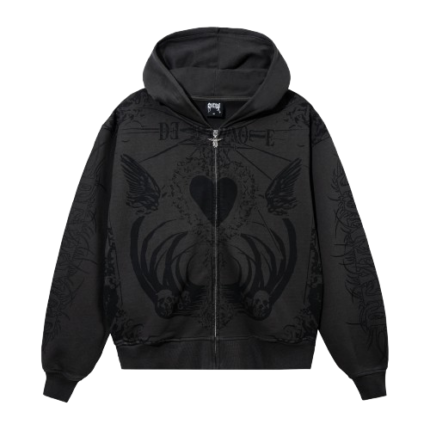 REVENGE SHRINE ZIP VINTAGE BLACK/BLACK