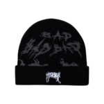 REVENGE X DISTORTION BEANIE BLACK/GREY