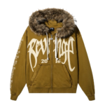 REVENGE ARCH LOGO FUR ZIP TAN/KHAKI