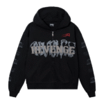 WACO DISTRESSED ZIP WASHED BLACK