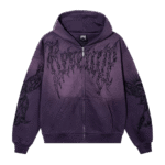 RENAISSANCE ZIP WASHED PURPLE/BLACK