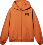 ARCH LOGO ZIP ORANGE/BLACK
