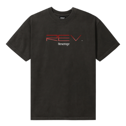 REVENGE MEMORY CARD TEE VINTAGE BLACK/RED