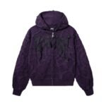 SPIDER WEB ZIP PURPLE/BLACK