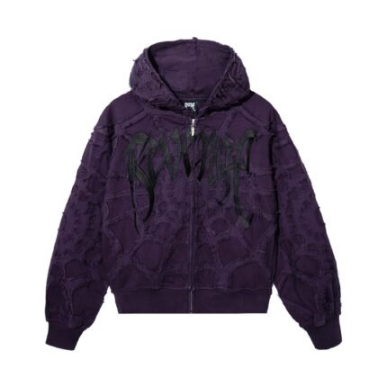 SPIDER WEB ZIP PURPLE/BLACK