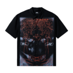 REVENGE BLITZ BUTTON UP BLACK