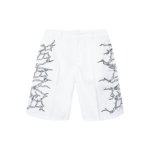 REVENGE LIGHTNING WORK SHORTS WHITE/BLACK