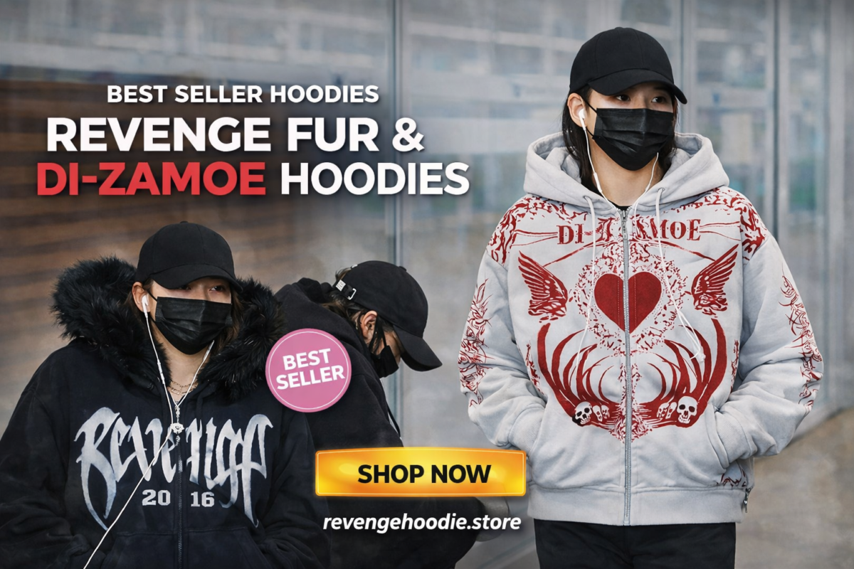 Allover Logo Zip Hoodie Black White