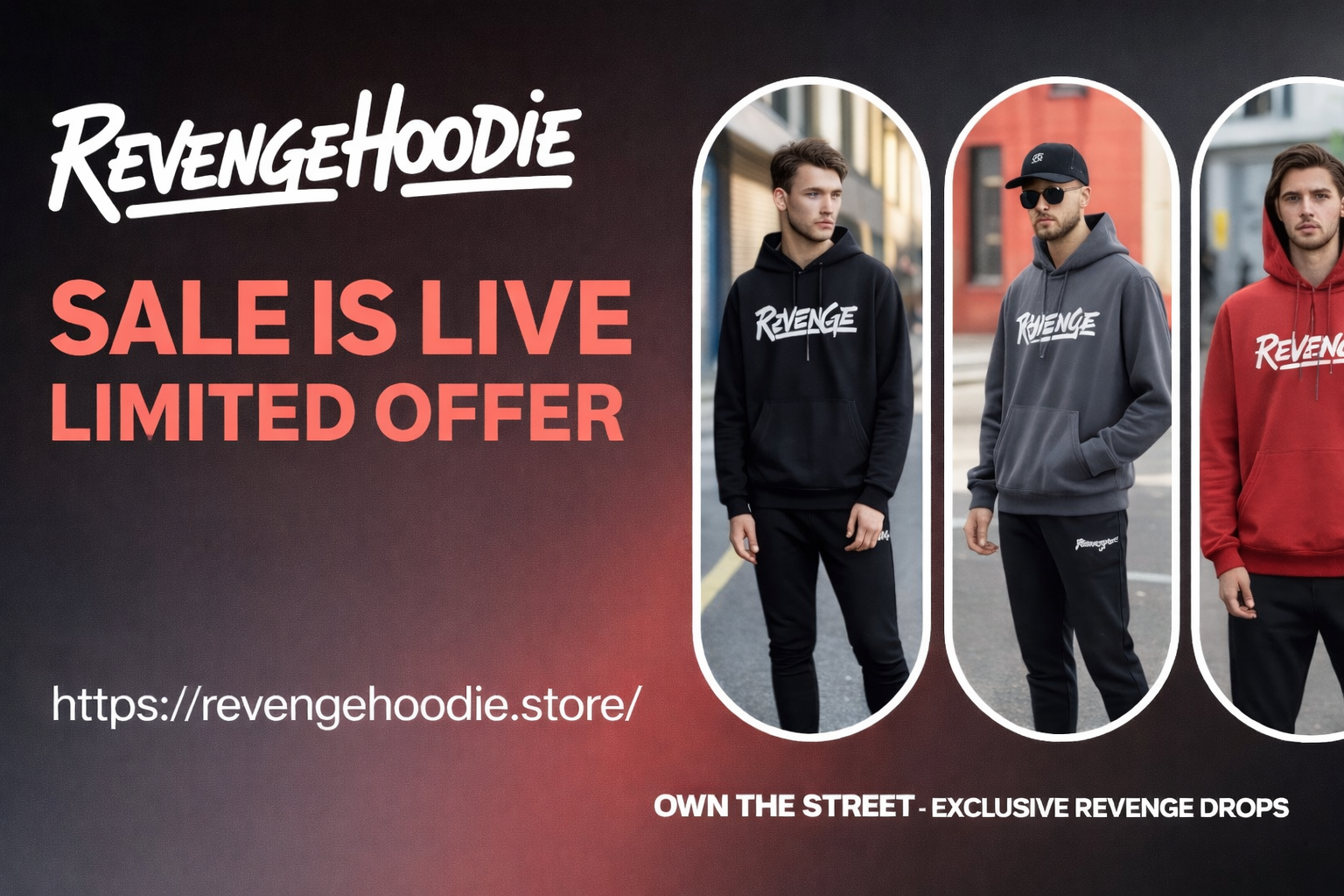 Graphic Revenge Hoodies